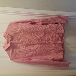 Lands End Canvas Pink Button Down  12